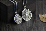 S925 Sterling Silver Jiugong Gossip Pendant Couple Necklace
