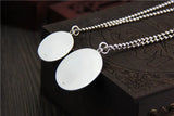 S925 Sterling Silver Jiugong Gossip Pendant Couple Necklace