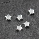 2mm Silver Star Beads DIY Bead Lot Size:7.20x7.20mm