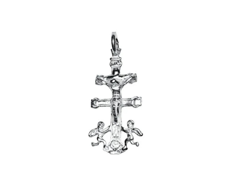 925 Silver Caraway Cross Pendant Necklace