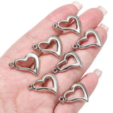 Heart Butterfly Knot Pendant DIY Necklace Pearl Pendant