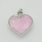 Amethyst Heart Pendant Necklace for Women, Forever Love Jewelry
