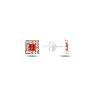 Silverlina Crystal Stone Earrings