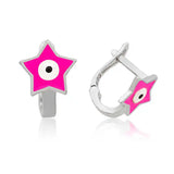 Silverlina Silver Pink Star Child Tag