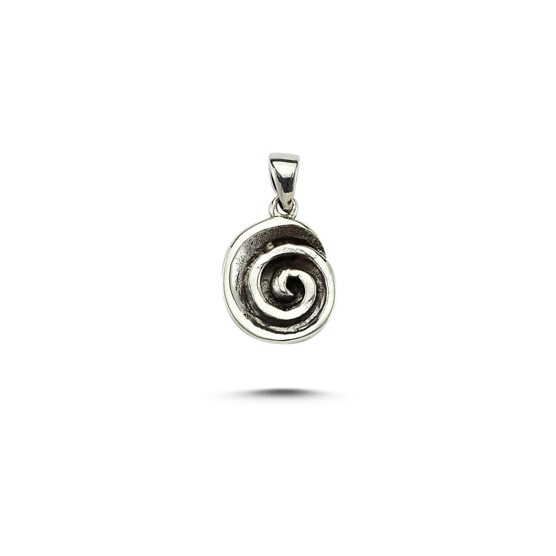 Silverlina Sterling Silver Round Pendant