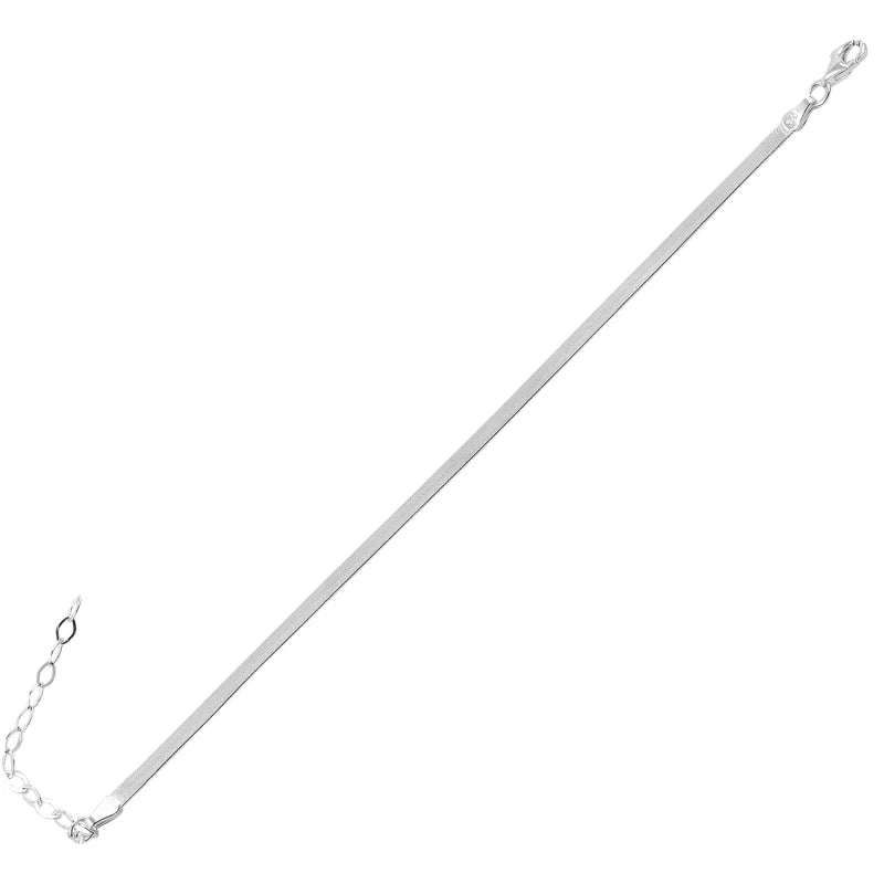 Silverlina Silver Scrunch Chain Bracelet