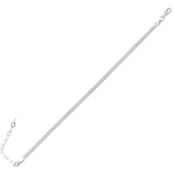 Silverlina Silver Scrunch Chain Bracelet