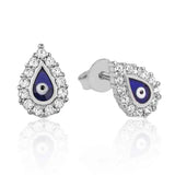 Silverlina Evil Eye Drop Earrings