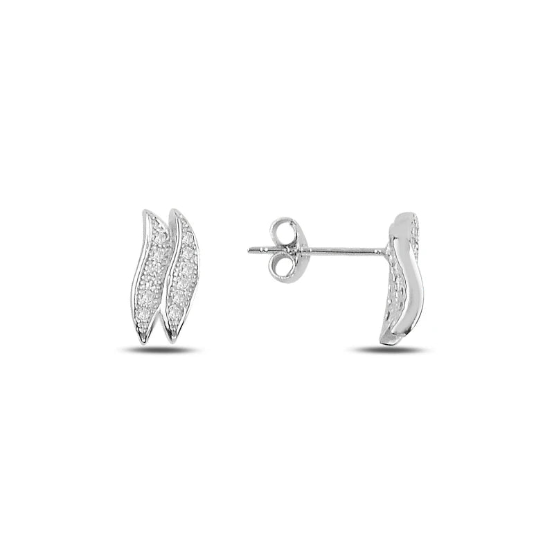 Silverlina Zircon Stone Earrings