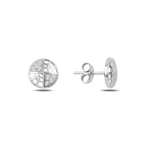Silverlina Silver Zircon Earrings