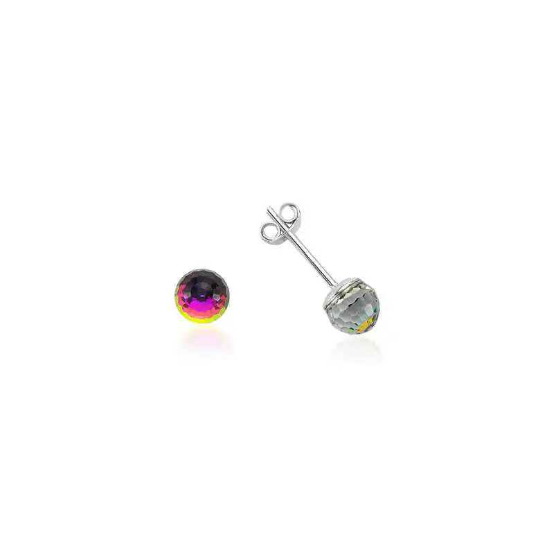 Silverlina Sterling Silver Colorful Women's Earrings