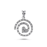 Silverlina Heart Zircon Pendant