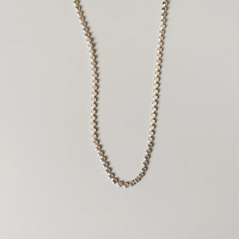 925 Silver 15 Style Chain Choker Many Types Necklace Women 925 Jewelry