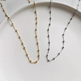 925 Silver 15 Style Chain Choker Many Types Necklace Women 925 Jewelry