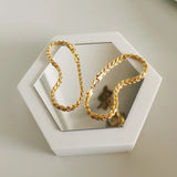 925 Silver Twist Chain Bracelet 2.5/3MM Hip Hop Jewelry