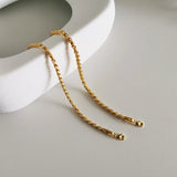 925 Silver Twist Chain Bracelet 2.5/3MM Hip Hop Jewelry