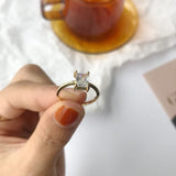 925 Silver Zircon Cube Necklace for Women Minimalist Jewelry