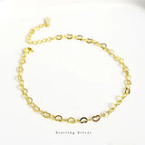 925 Sterling Silver Chain Heart Bracelets for Women