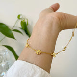 925 Silver Daisy Flower Choker Necklace for Women