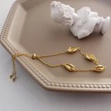 925 Silver Conch Shell Bracelet High Women Friendship Jewelry Gift
