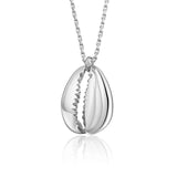 925 Silver Conch Shell Necklace 18K Pendant Women's Birthday Jewelry