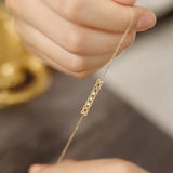 925 Silver Court Style Bracelets for Women Lace Diamond Jewelry