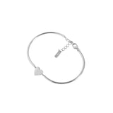 925 Silver Elbow Heart Bracelet Women Trendy Jewelry