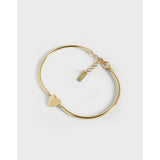 925 Silver Elbow Heart Bracelet Women Trendy Jewelry