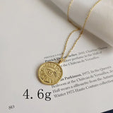 925 Sterling Silver Eye Necklace Shining Texture Pendant for Women Girls