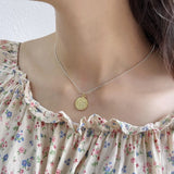 925 Silver Heart Pendant Necklace for Women Bead Chain Jewelry
