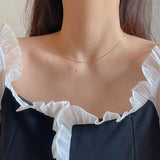 925 Silver Flakes Choker Necklace for Women