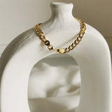 925 Silver Texture Chain Bracelets Punk Style for Women