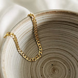 925 Silver Texture Chain Bracelets Punk Style for Women