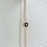 925 Silver Freshwater Pearl Necklace Zircon Jewelry
