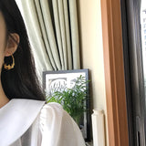 925 Sterling Silver Garland Butterfly Hoop Earrings
