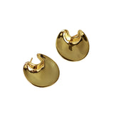 925 Silver Irregular Stud Earrings for Women Exaggeration Big Earrings