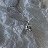 925 Sterling Silver Owl Pendant Necklace for Women Party Jewelry