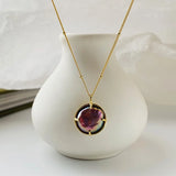 Abalone Pearl Pendant Necklace for Women Office Jewelry