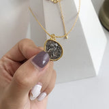925 Silver Owl Necklace Separation Texture Charm Jewelry