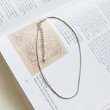 925 Silver Rough Snake Chain Anklets Minimalist Beach Foot Jewelry