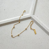 925 Sterling Silver Flat Chain Bracelet for Women