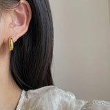 925 Silver Hoop Earrings for Women Statement Jewelry