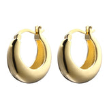 925 Silver Hoop Earrings for Women Statement Jewelry