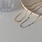 925 Silver Heart Choker Necklace Minimalist Jewelry for Women