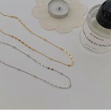 925 Silver Heart Choker Necklace Minimalist Jewelry for Women