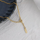 925 Silver Strawberry Pendant Necklace Double Chain Top Jewelry