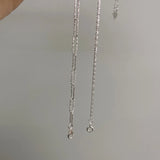 925 Silver Sparkling Chain Bracelets for Women Party Jewelry
