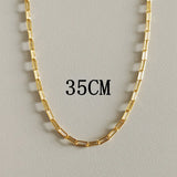 925 Silver Wide Chain Choker Necklace for Women