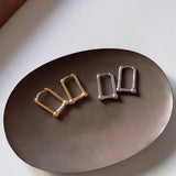925 Silver U Shape Horseshoe Hoop Earrings for Women
