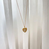 925 Silver Heart Pendant with Zircon